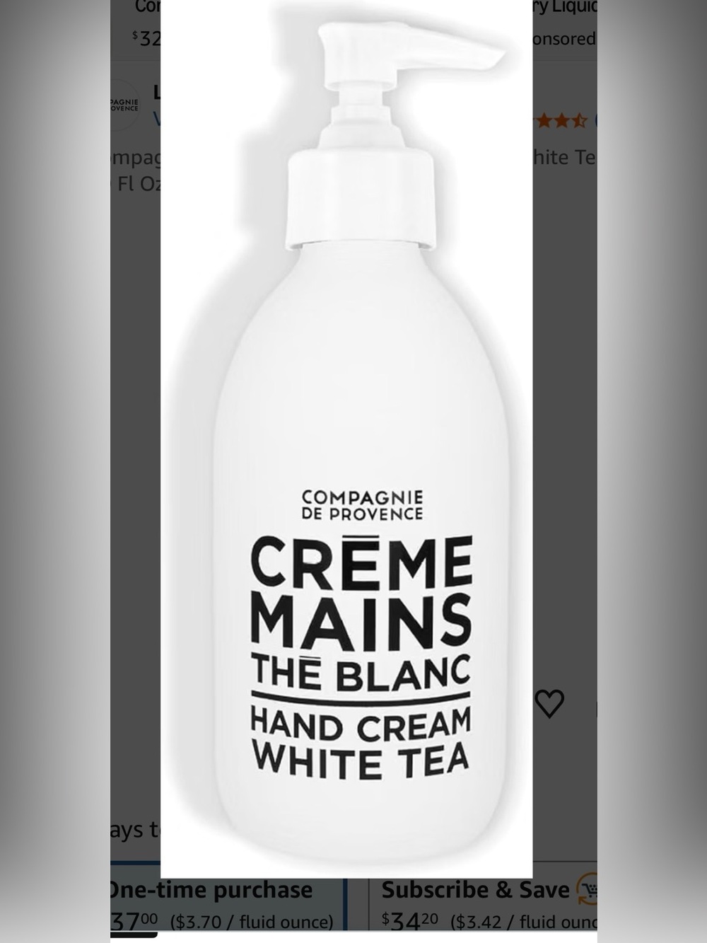 Hand lotion